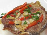 CHULETAS DE CERDO CON PIMIENTO MORRON