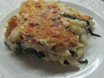 MACARRONES CON ESPINACAS