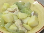 PATATAS HERVIDAS CON BACALAO