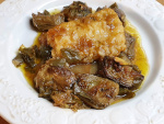 BACALAO CON ALCACHOFAS