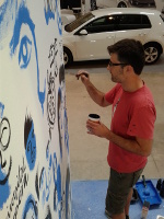 MARC VICENS, AUTOR DEL CARTELL DE LA 76A TRAVESSIA DE L�ESTANY DE BANYOLES